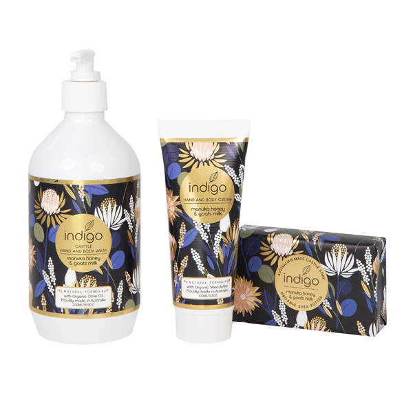 Organic Olive Oil Hand & Body Wash Manuka Honey & Goats Milk 500ml - Image 4
