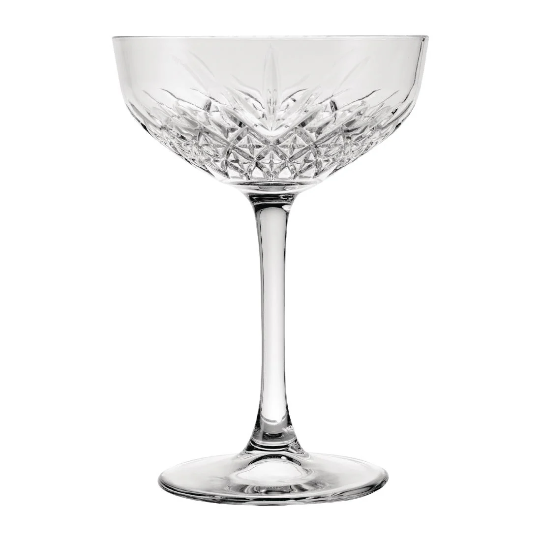 Pasabahce Pattern by Delisoga Timeless Champagne Glasses 270ml (Pack 12)