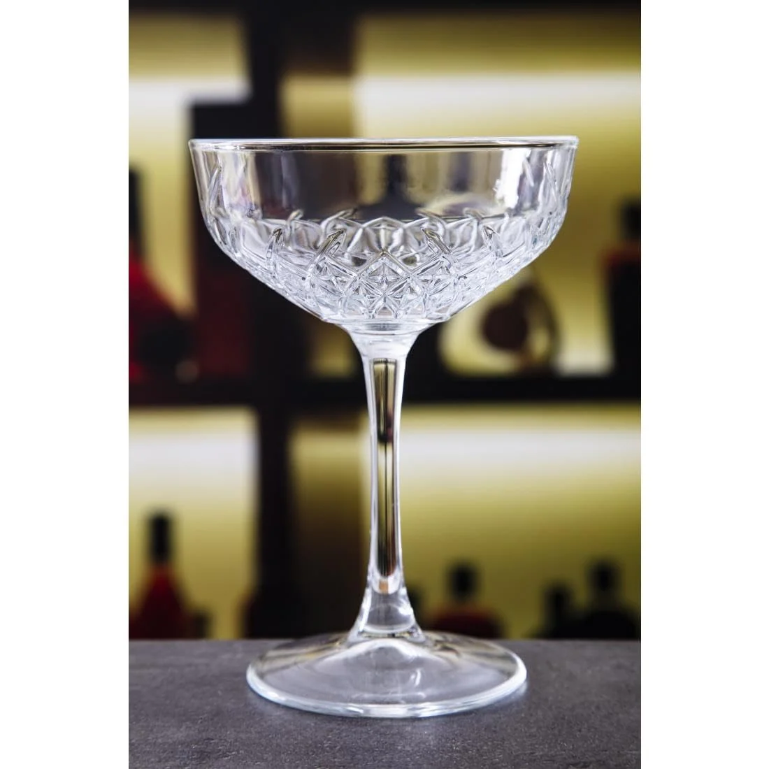 Pasabahce Pattern by Delisoga Timeless Champagne Glasses 270ml (Pack 12) - Image 3