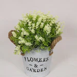 Potted Flowers with Rope Handle - Image 5