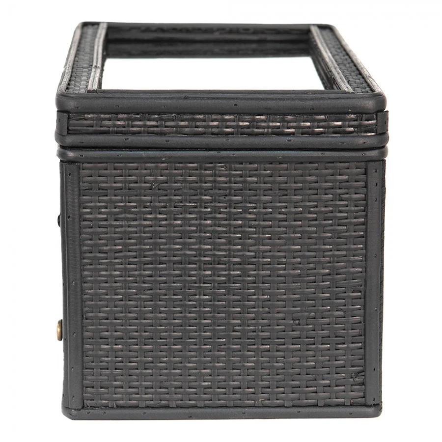 Rattan Jewellery Box - BLACK - Image 5