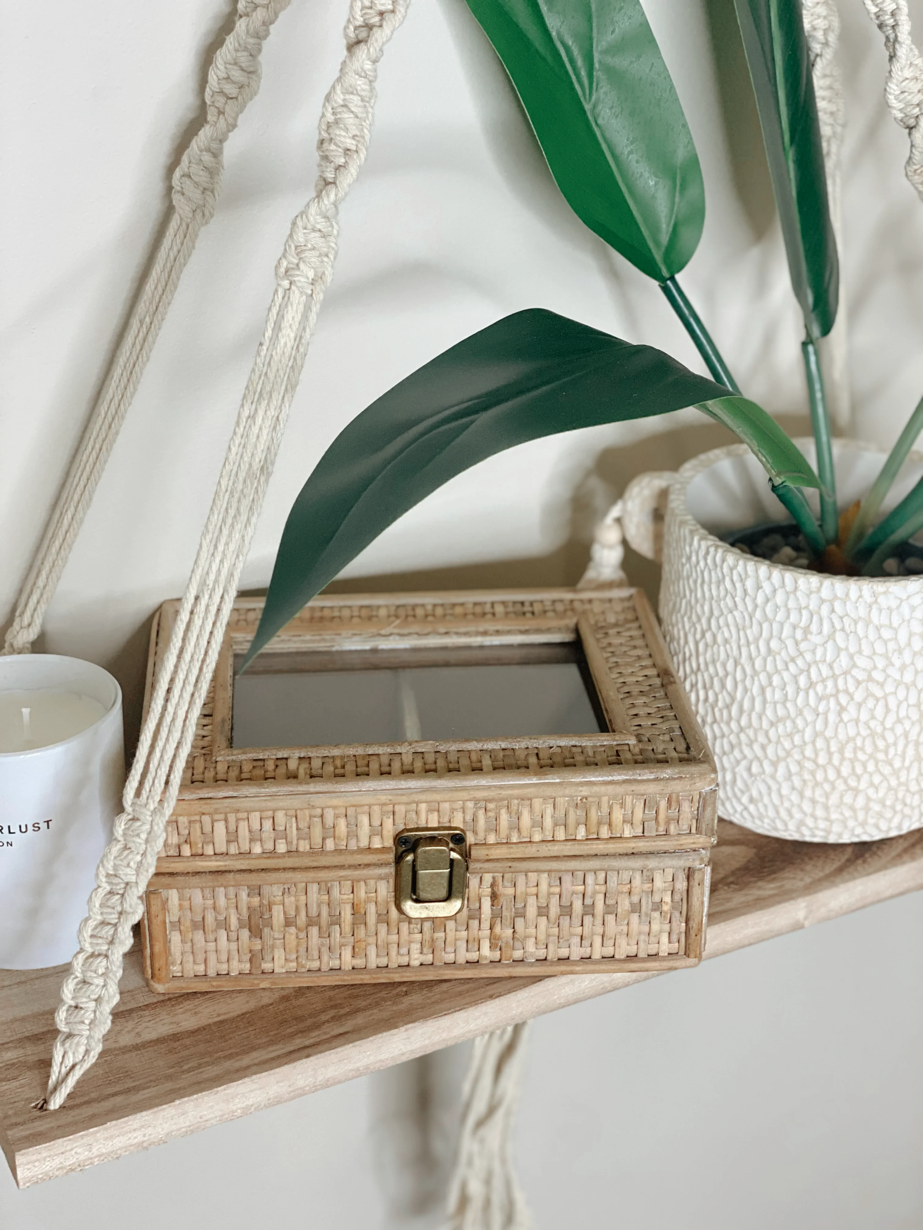 Rattan Weave Jewellery Box - Small - Image 2