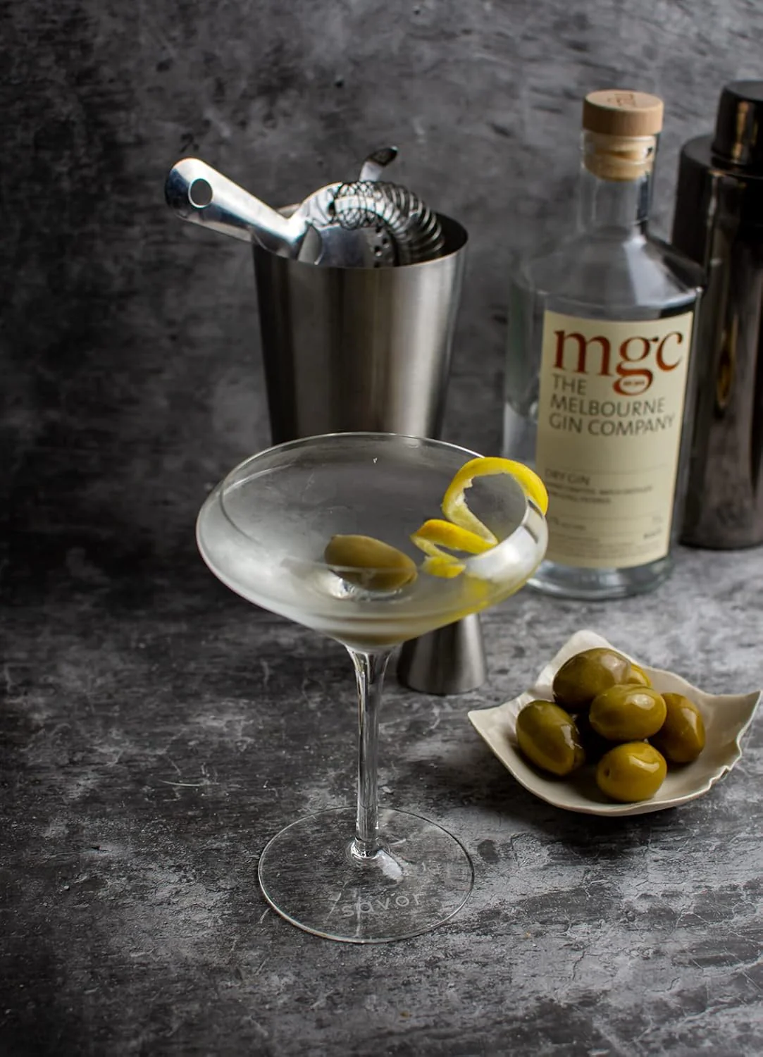 Savor Smartini Cocktail Glass Gift Box - Image 3