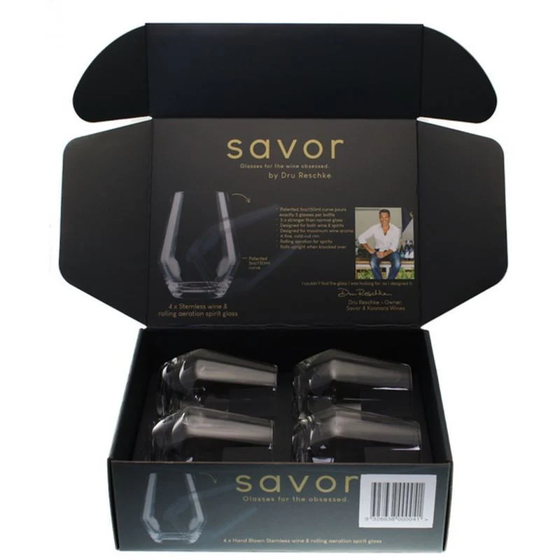 Savor Stemless Glass Gift Box - Image 3