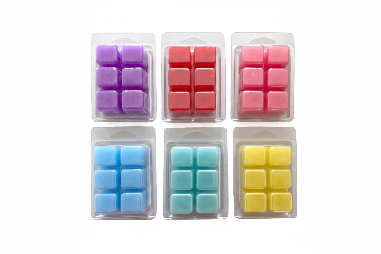 SCENTED CANDLE MELT PK6 ASST COLS - Image 2