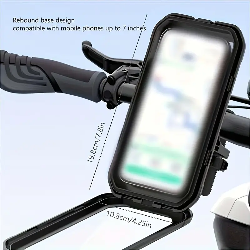 Electric Scooter Mobile Phone Holder | 360° Rotating | Waterproof - Image 3