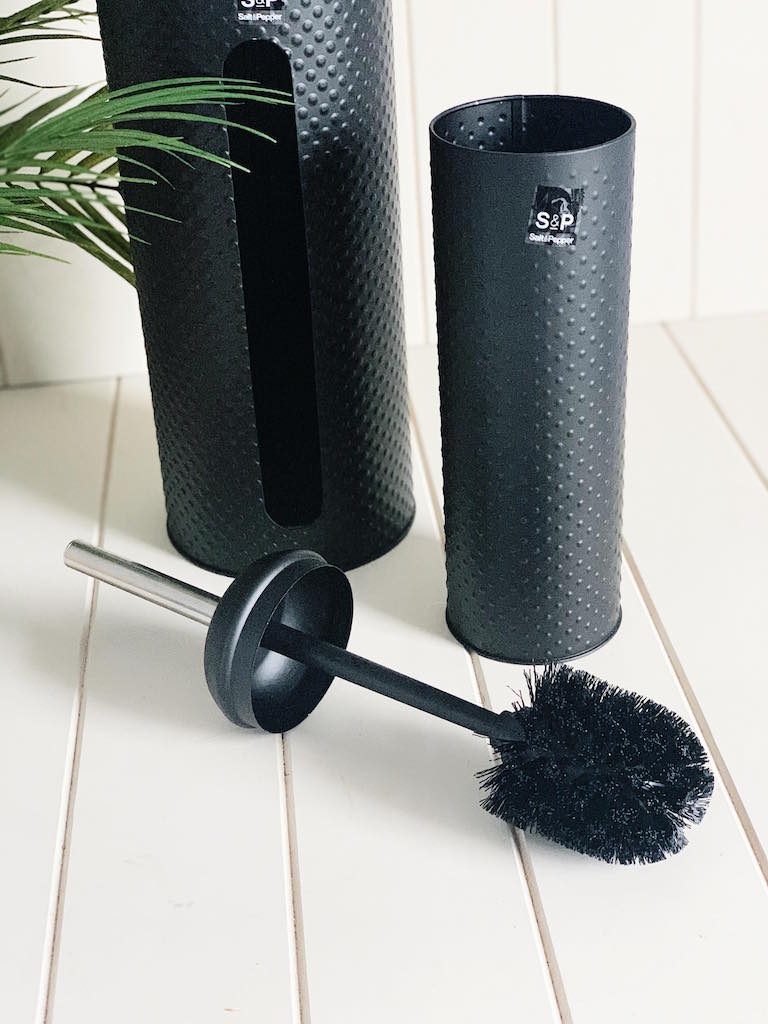 SPOT Toilet Brush & Roll Holder - Black - Image 4