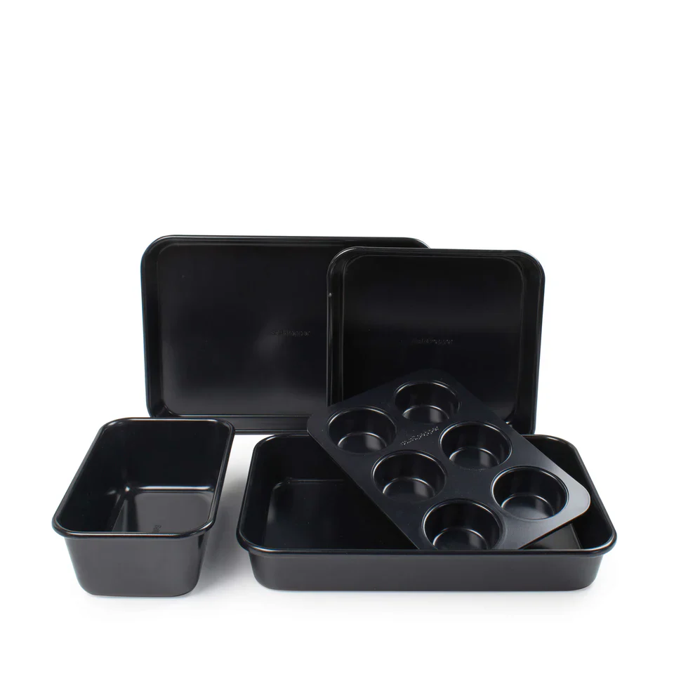 Sunday Bake Bakeware Set - 5 Piece Non-Stick Carbon Steel Baking Pans | Oven & Dishwasher Safe