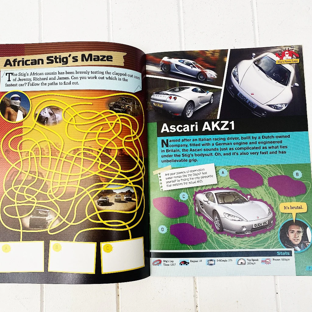 TopGear The Stig - Sticker Activity Book - Image 2