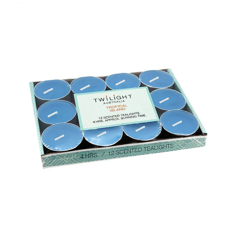Twilight Shore Breeze & Sage Scented Tealight Candles -12pcs - Image 2