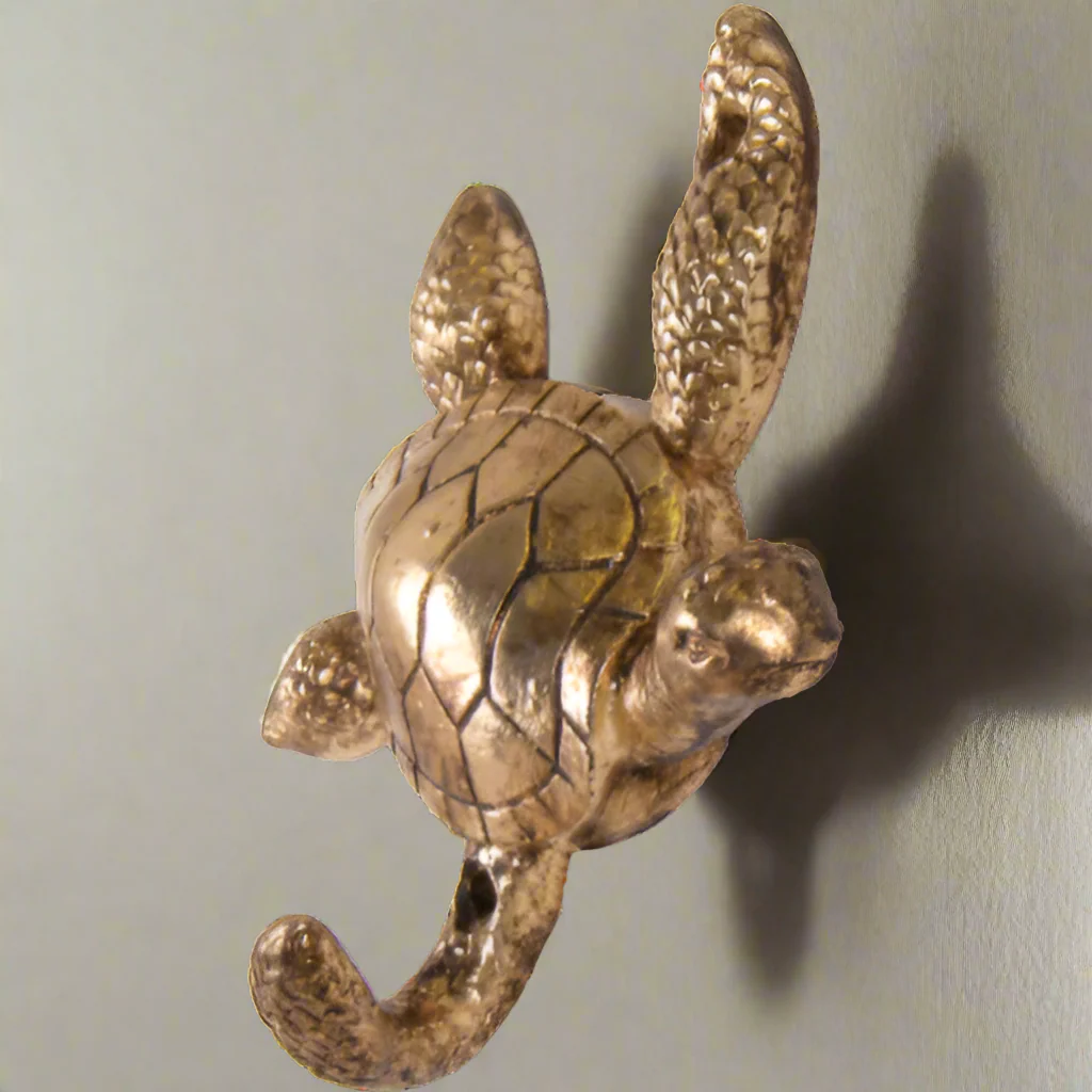 Turtle Brass Wall Hook - Image 6