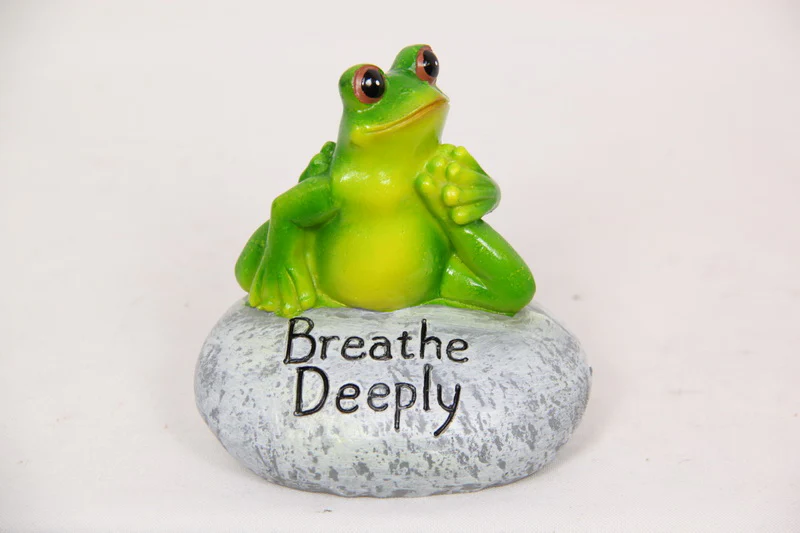Yoga Frog Figurines I Inspirational Zen Decor – 10cm - Image 4