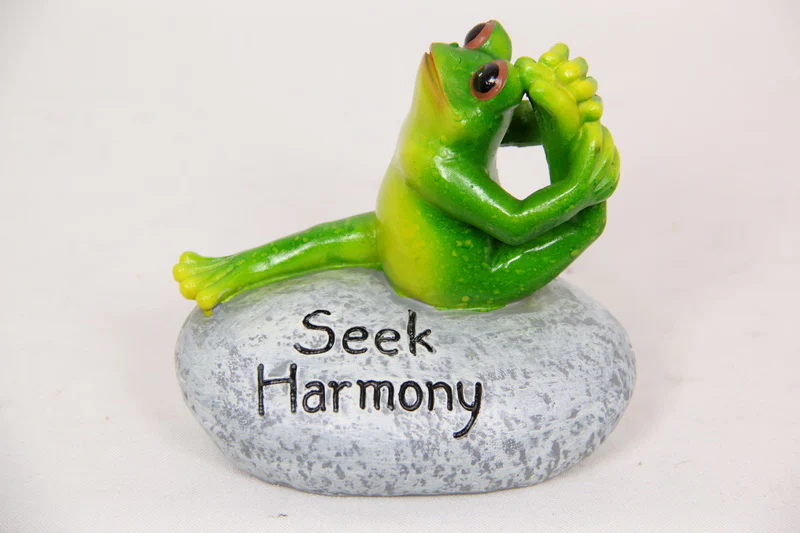 Yoga Frog Figurines I Inspirational Zen Decor – 10cm - Image 5